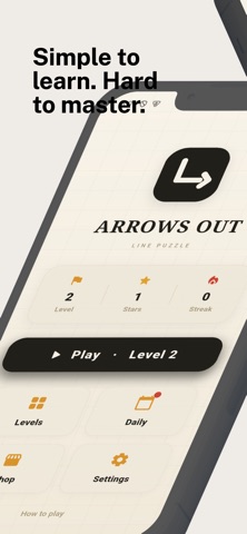 Arrows Out: Line Puzzle iPhone screenshot