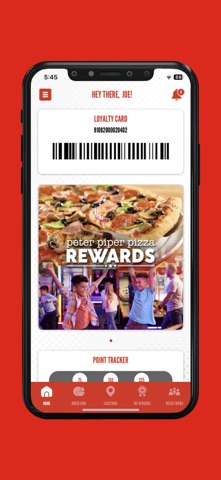 Peter Piper Pizza Rewards iPhone screenshot