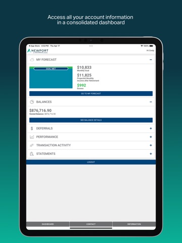 Newport Group ipad screenshot 4
