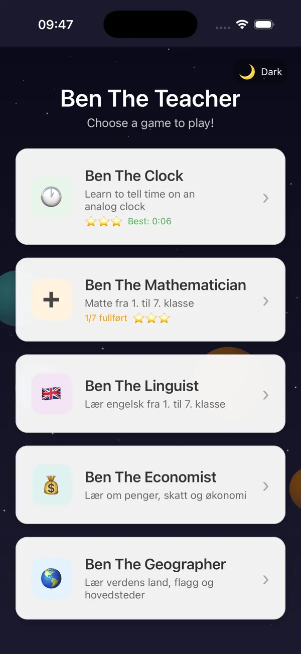 Screenshot #1 pour BenTheTeacher