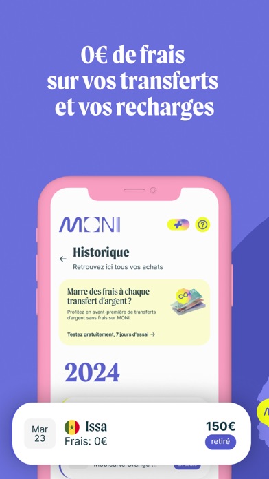 MONI Envoi d'argent & rechargeのおすすめ画像7