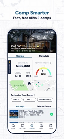 Backflip Real Estate Investing iPhone screenshot