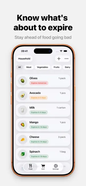 FoodSaver: Expiration Tracker screenshot 1