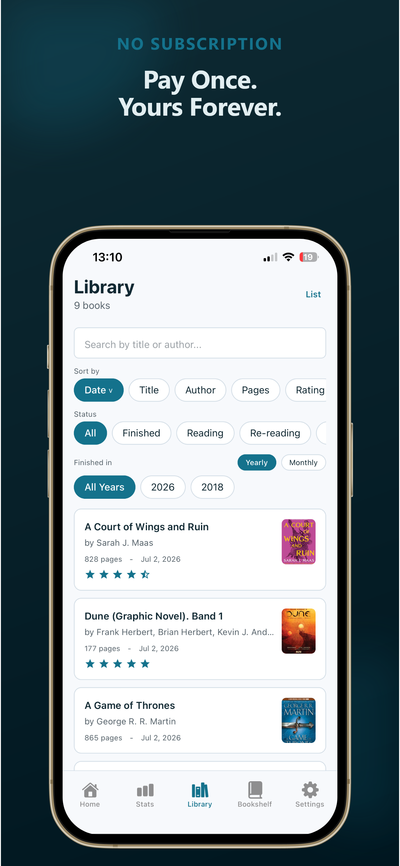 PagePath: Reading Tracker screenshot 6