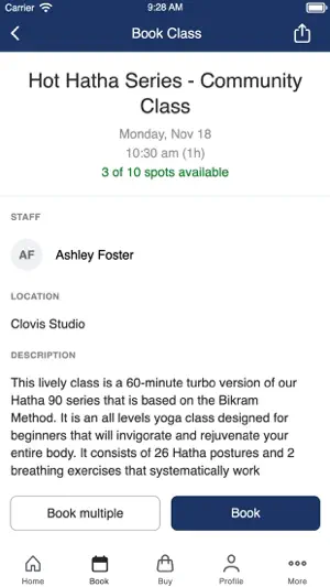 Blue Moon Yoga screenshot 3