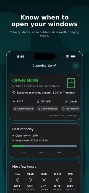 OpenAir: Window Weather screenshot 1