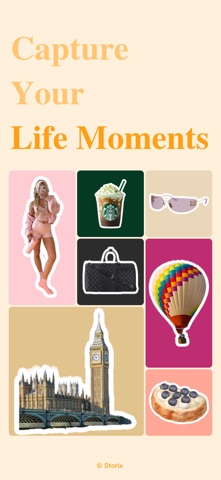 Storix: Aesthetic Photo Editor iPhone screenshot