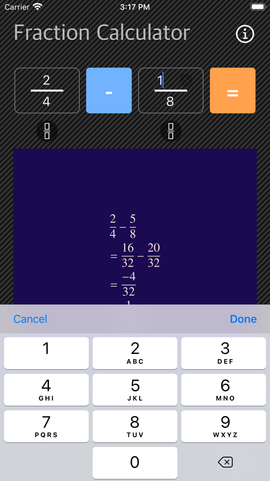 #6. Fraction Calculator - Math (iOS) 由: Heng Jia Liang