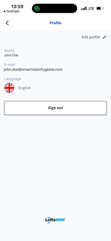 Smart Vision Hygiene - LoRa Screenshot 4 of 4