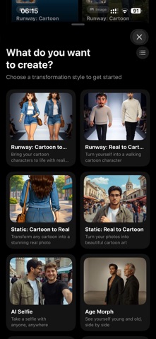 ToonShift: AI Face Editor screenshot