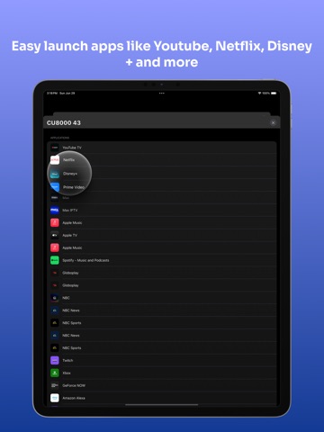 Easy Remote: Remote Control TV iPad screenshot