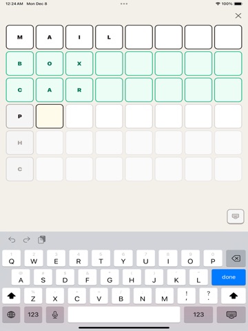 Word Chain Game Challenge iPad screenshot