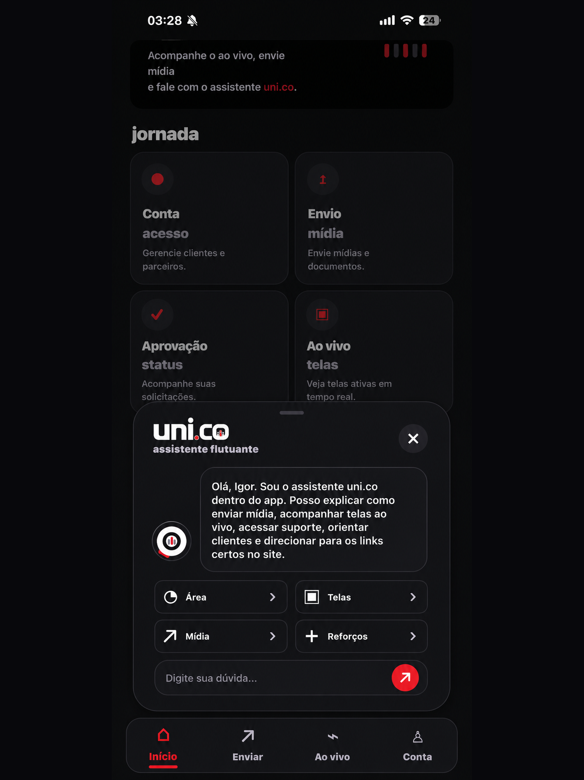 uni. cliente screenshot 5