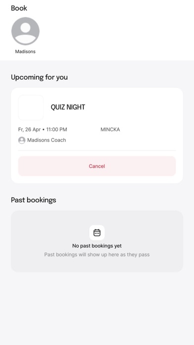 Madisons Fitness Screenshot