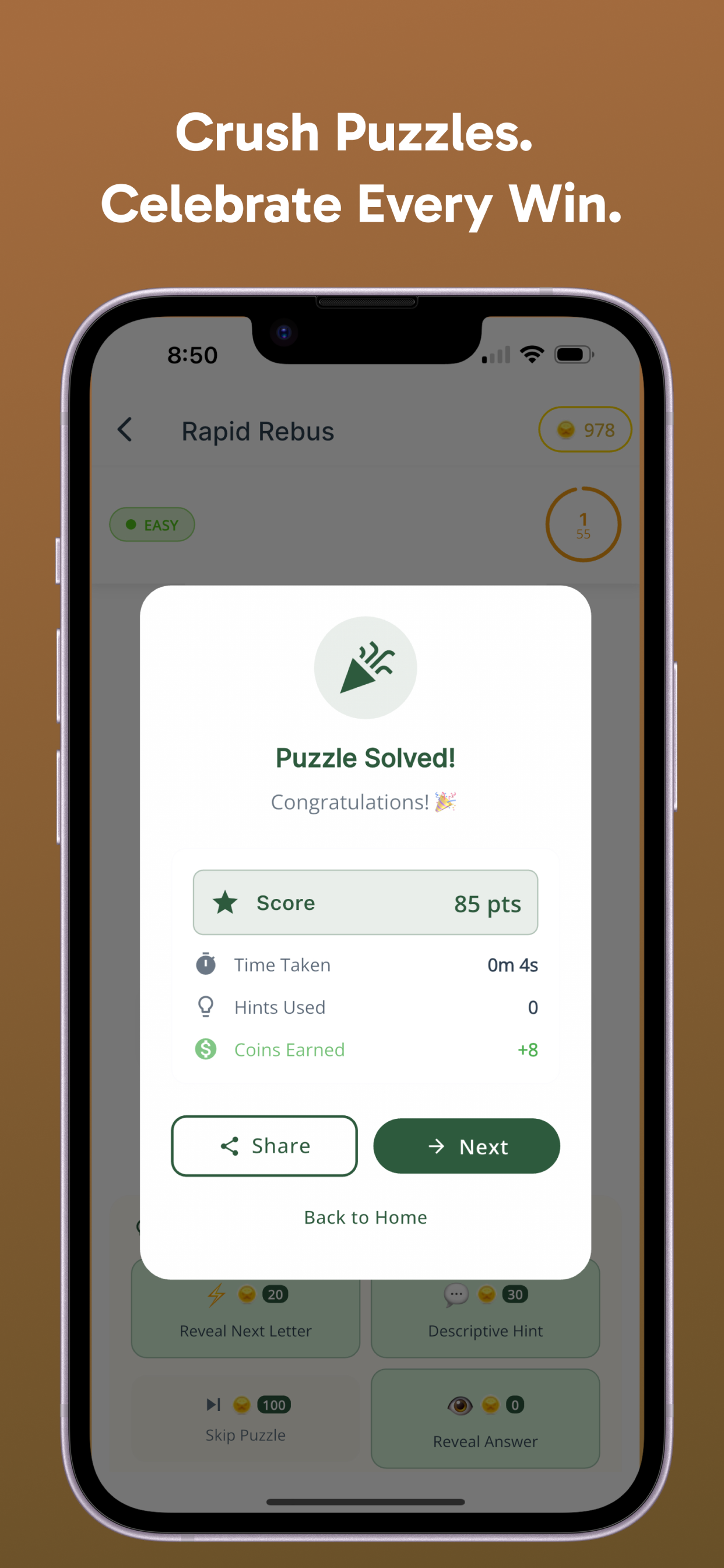 RapidRebus: Word Puzzle Game