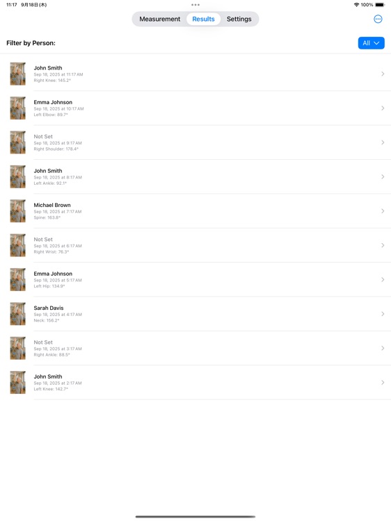 Joint Angle Measurement