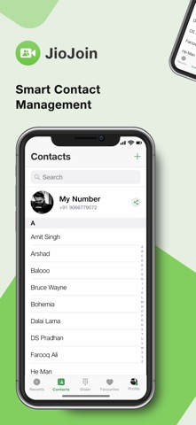 JioJoin - Calls over JioFiber iPhone screenshot 1