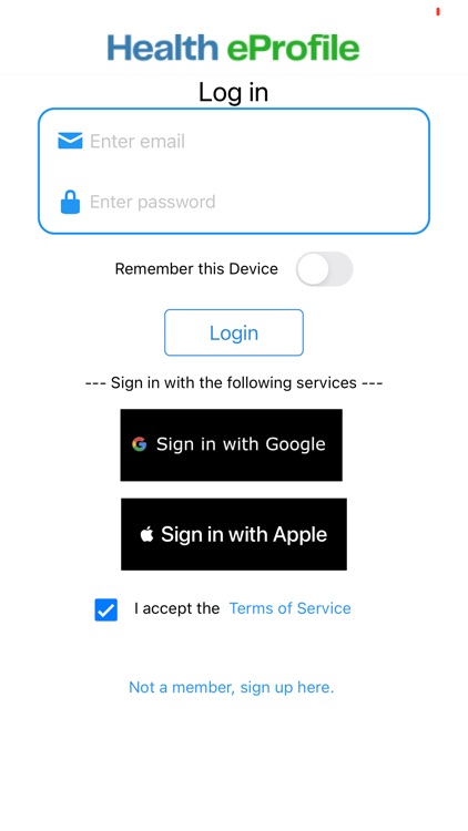 Health e-Profile