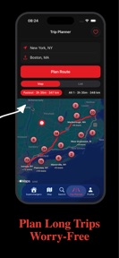 Charging Stations: EV Trip Map screenshot