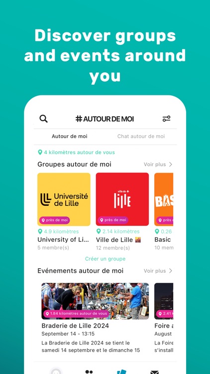 ReGroup: Events and groups