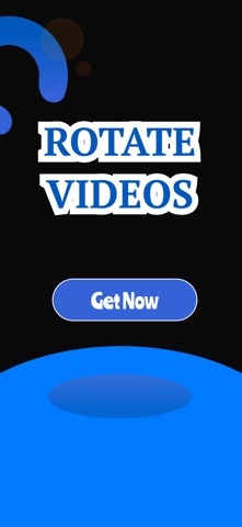 flip video - rotate videos iPhone screenshot