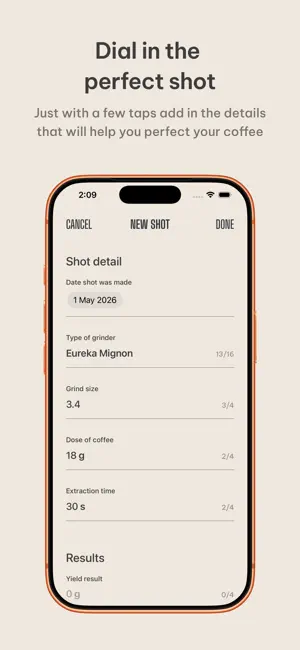 Grind Size Coffee screenshot 2