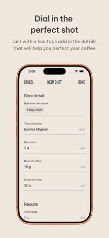 Grind Size Coffee screenshot