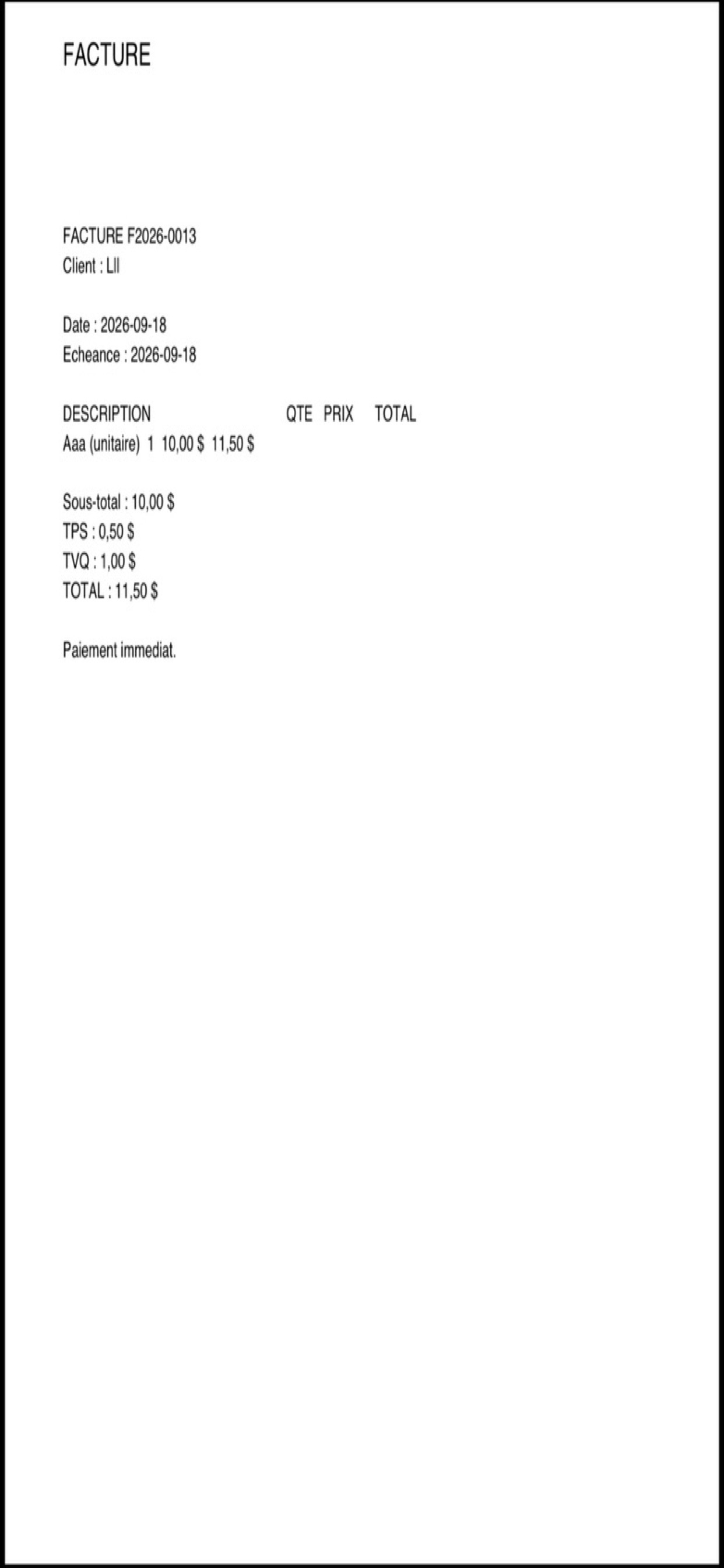 Screenshot 3 of Facture Plus