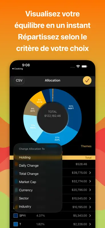 Stocks Live + Bourse Actions screenshot 6 of 10