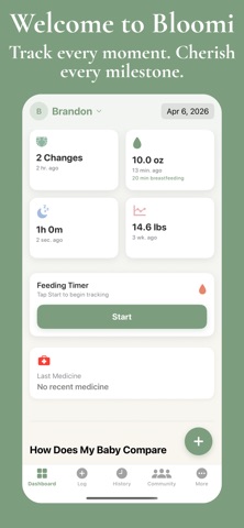 Bloomi - Baby Tracker Screenshot 1 of 5