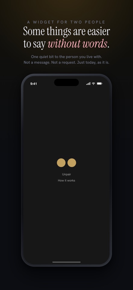 Tacit — Home Screen Widget screenshot 1