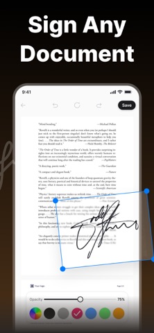 Signature Maker - Sign AI iPhone screenshot