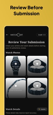 WatchCert: 手錶掃描驗證器 screenshot