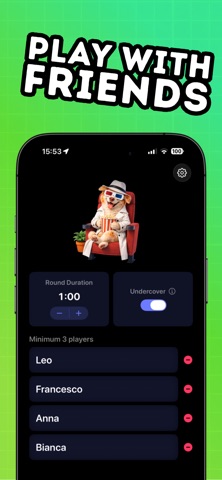 Mr White party games SMEX iPhone screenshot