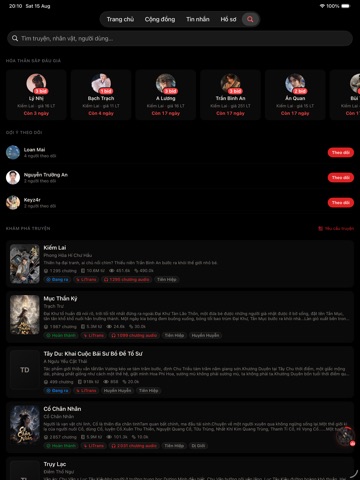 LoHi - Đọc & Nghe Truyện iPad screenshot 4