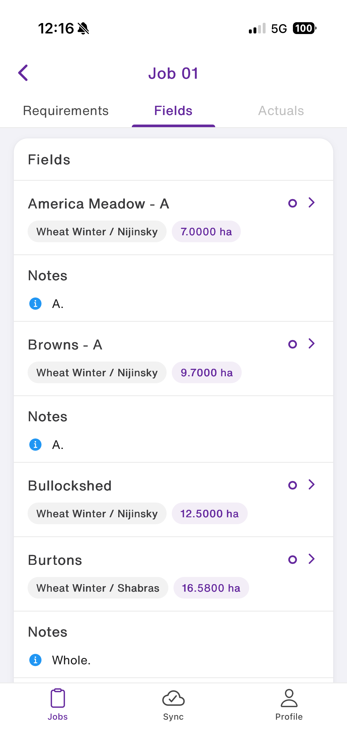 TELUS Crop Management