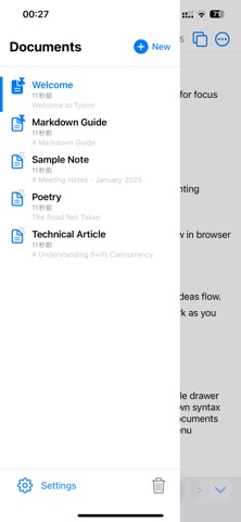 Typin - A minimal input app Screenshot 3 of 5
