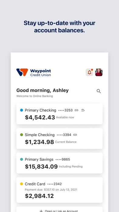 Waypoint Mobile Banking Screenshot 2 of 4
