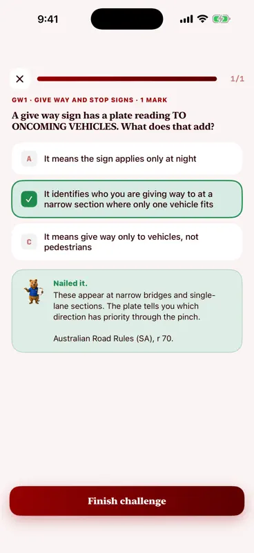 SA Road Rules Test screenshot 2 of 9