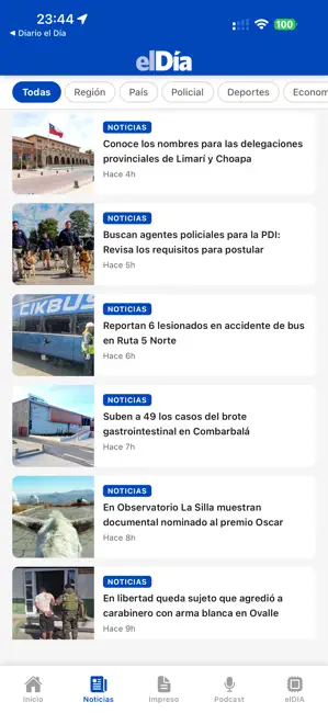 Diario el Día iPhone screenshot 4
