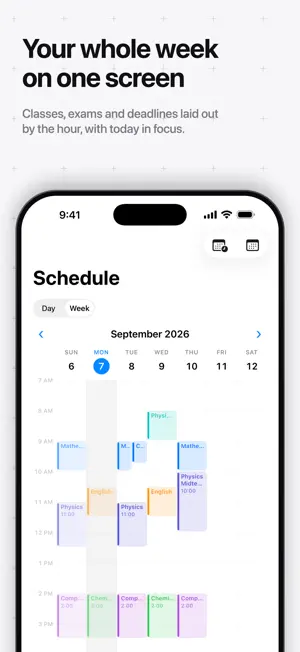 Slate: Class Schedule & Alarms screenshot 2