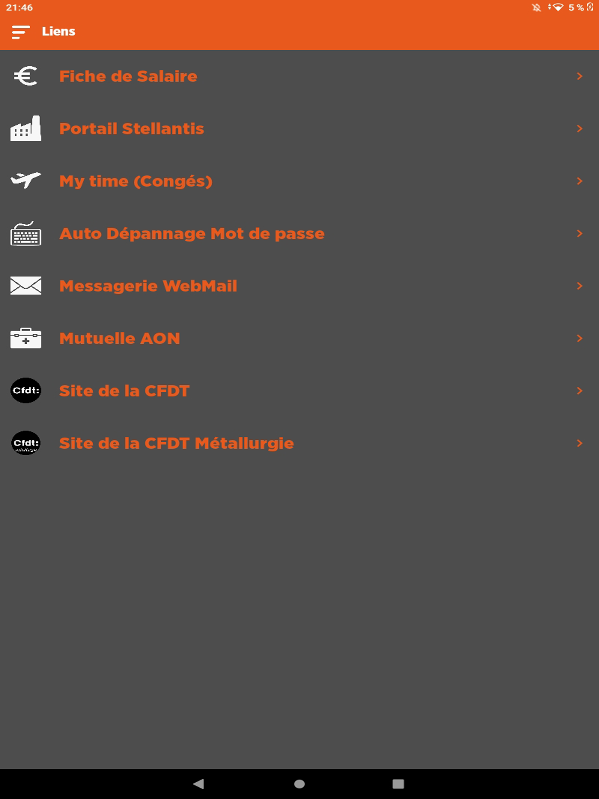 CFDT Stellantis Valenciennes screenshot 5