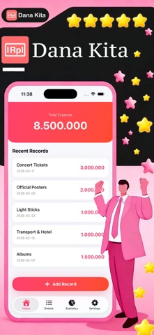 Dana Kita - Idol Expense iPhone screenshot 3