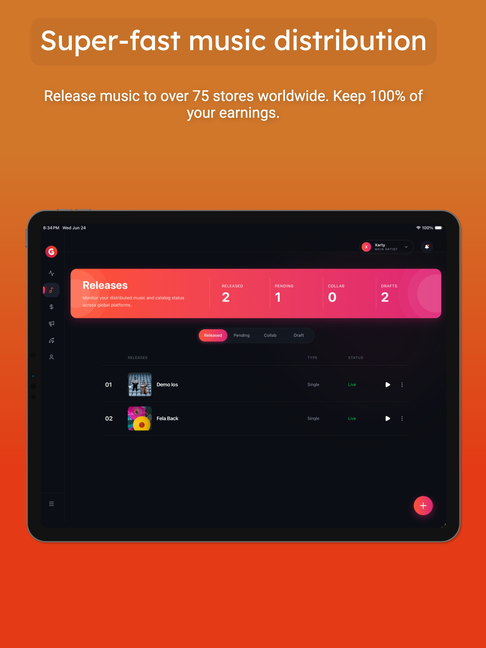 Boomkit U - Music Distribution screenshot 11