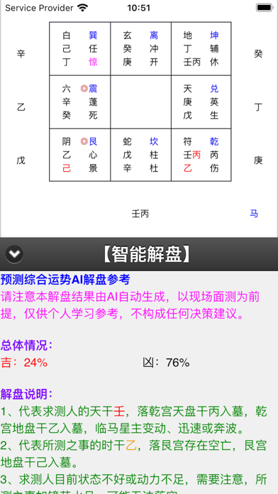 六甲奇门排盘 Screenshot