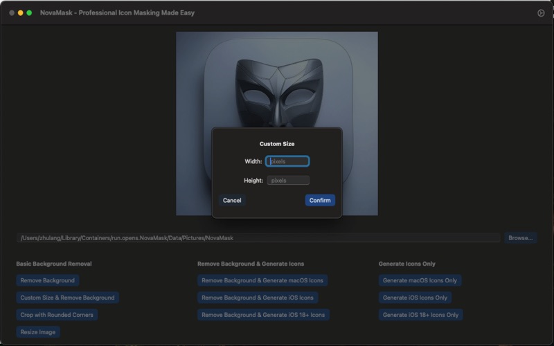 App screenshot