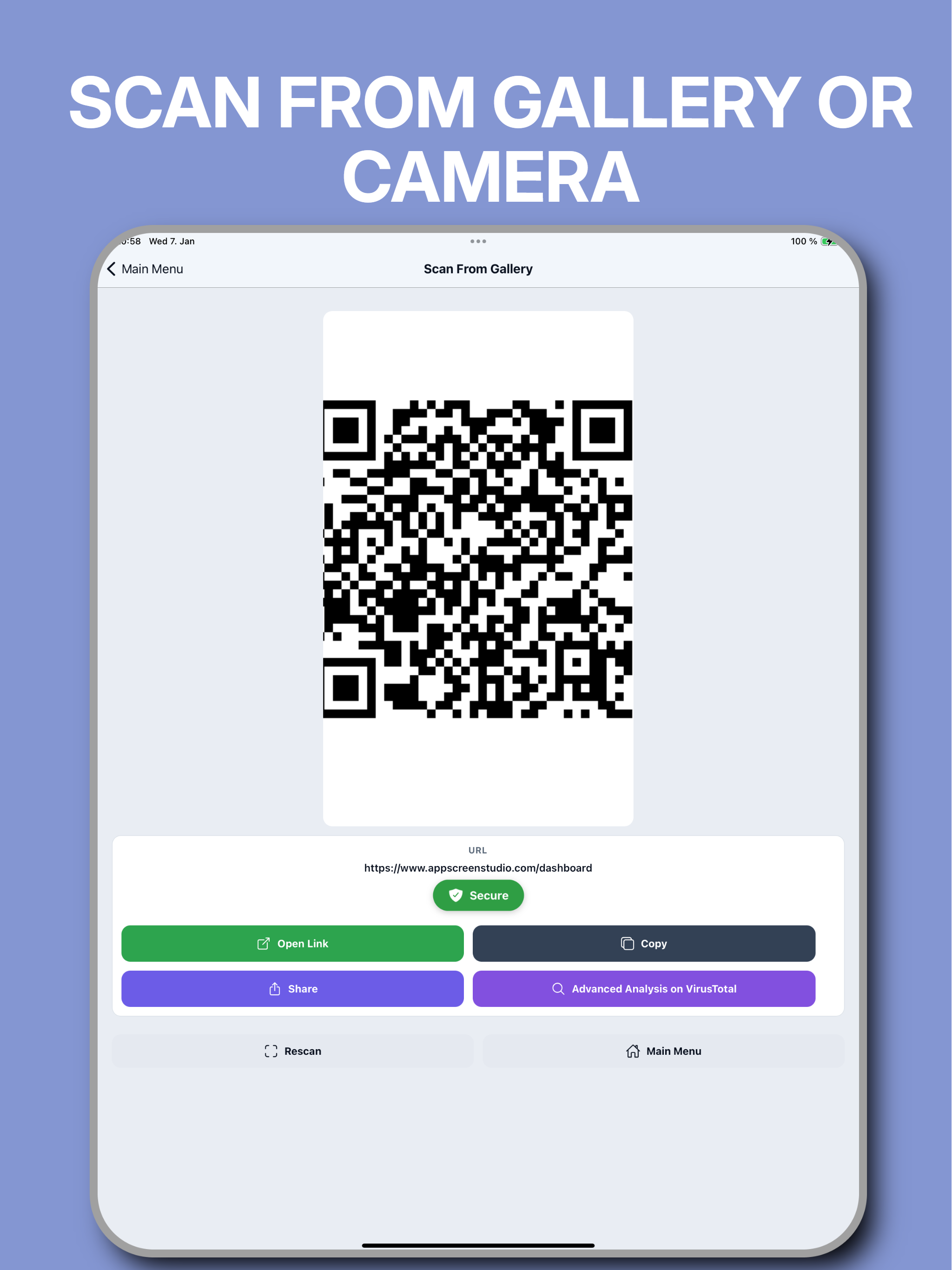 Secure QR & Link Scanner screenshot 12