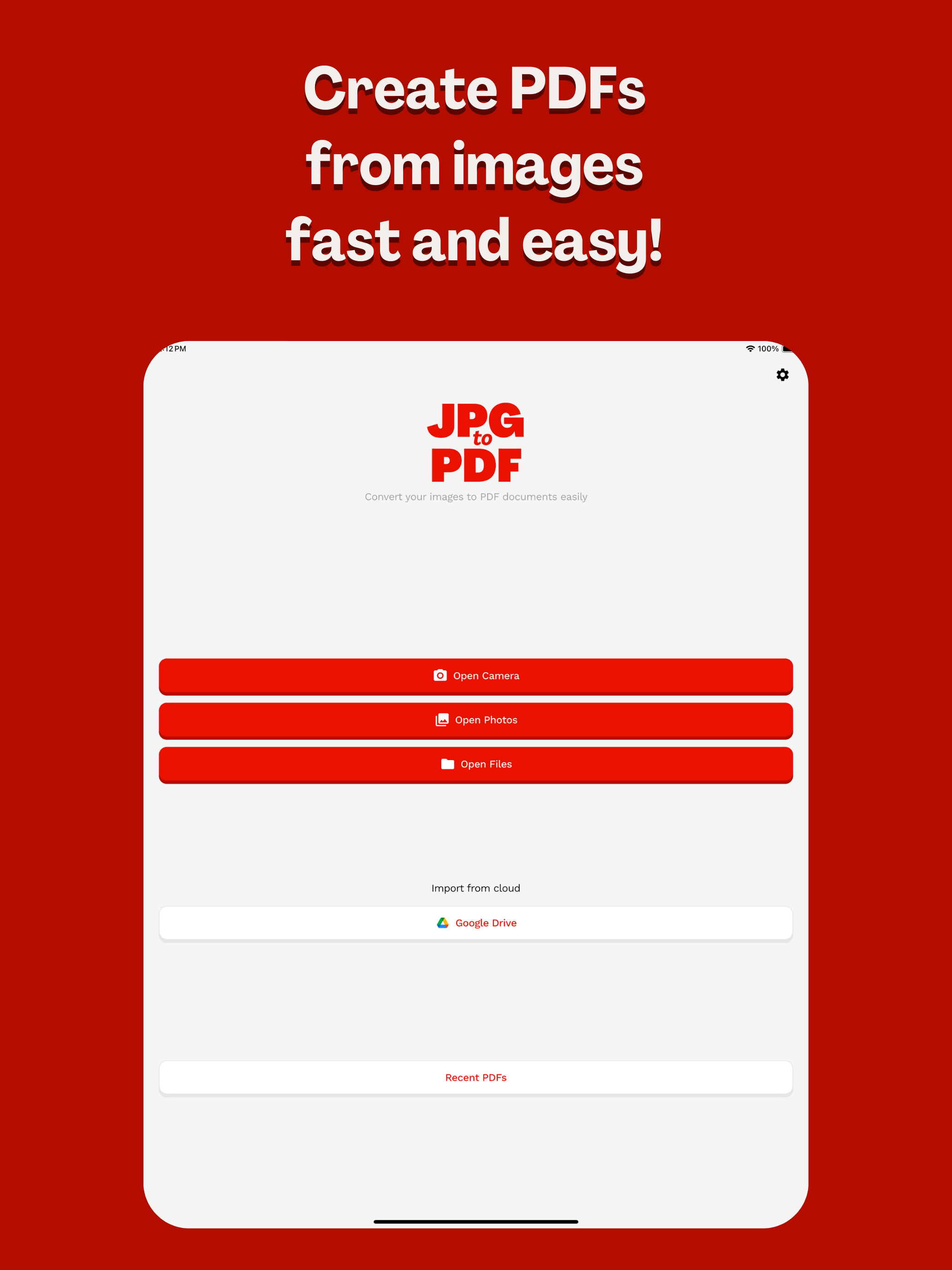 JPG to PDF Image Converter