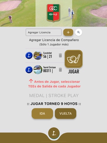 Gualeguaychu Golf iPad screenshot