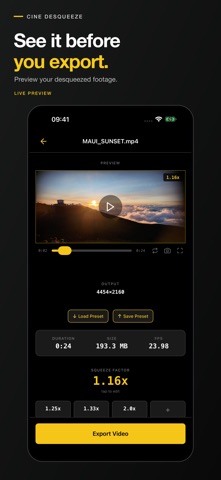 Cine Desqueeze Screenshot 5 of 7